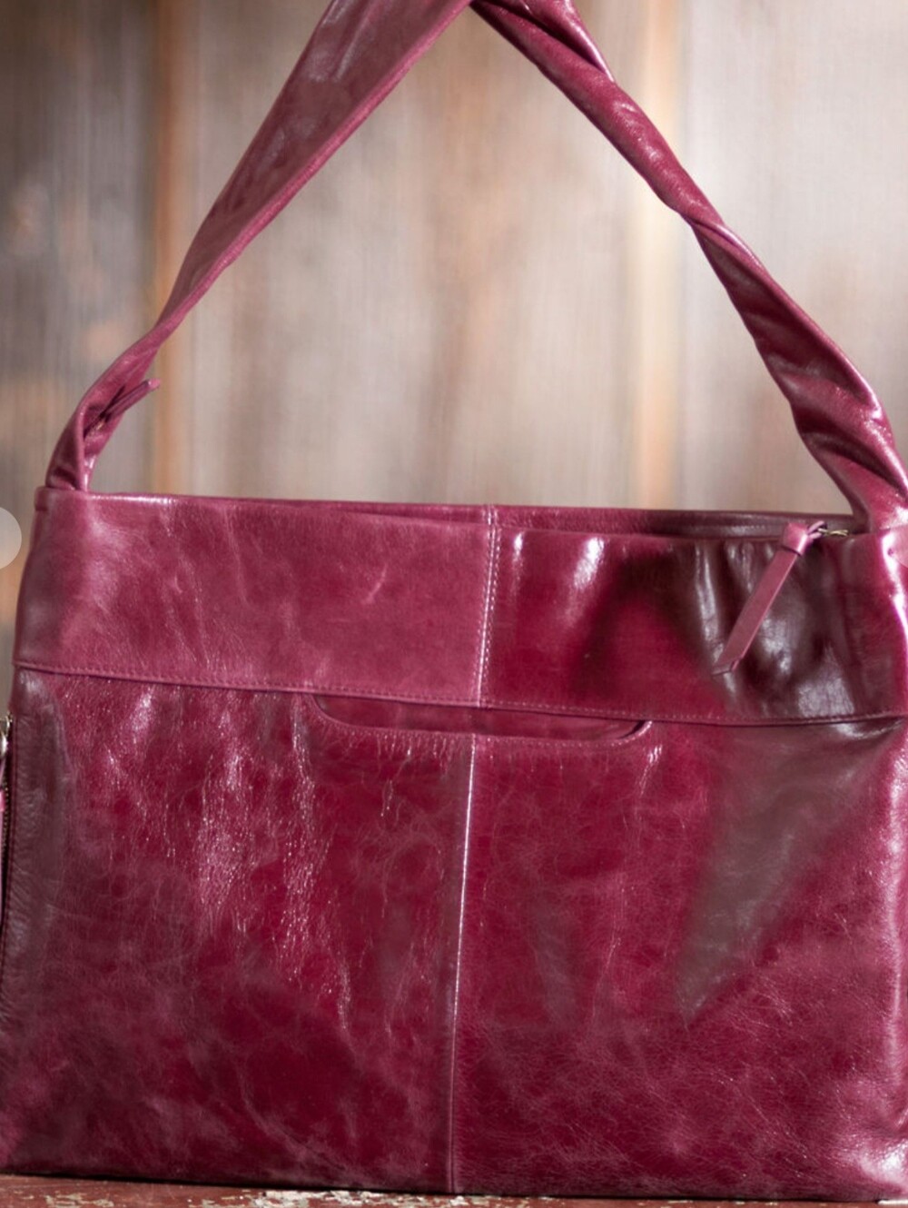 Hobo The Original -Betty Leather Shoulder Bag in a Beautiful Berry/Fushia color